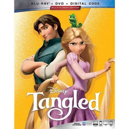 Tangled (Blu-Ray + DVD + Digital) : Target