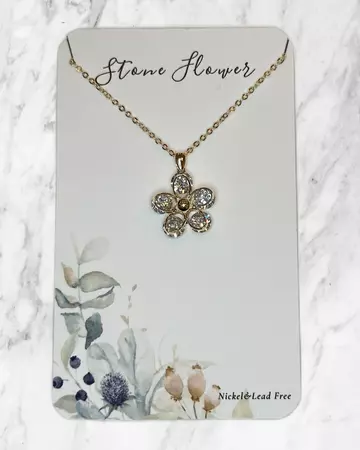 white flower necklace - Google Search