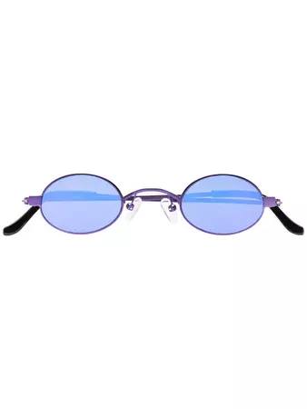 Roberi & Fraud purple Doris oval sunglasses $215 - Shop SS19 Online - Fast Delivery, Price