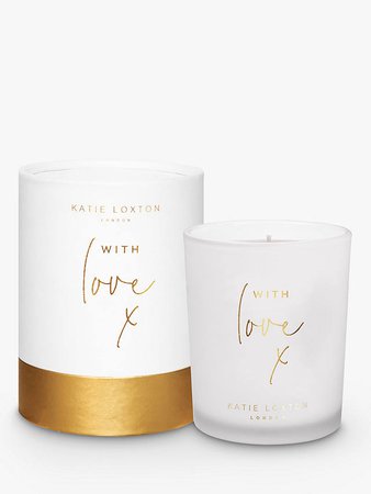 Katie Loxton With Love Scented Candle, 337g at John Lewis & Partners