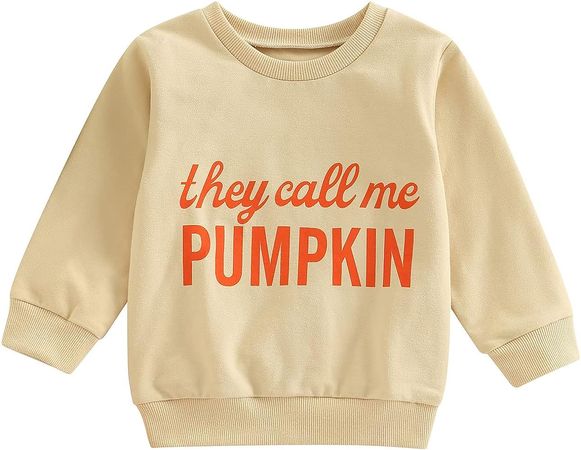 Amazon.com: Toddler Kids Baby Girl Boy Halloween Outfit Pumpkin Sweatshirt Oversized Onesie Romper Sweater Matching Clothes (Sweatshirt Pumpkin,2-3T): Clothing, Shoes & Jewelry