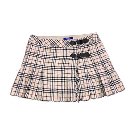 BURBERRY Mini Skirt Condition : 8/10 (USED... - Depop