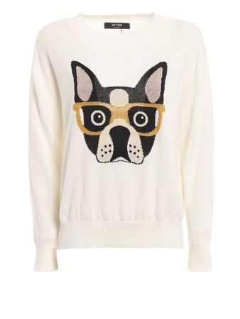 Twinset Intarsia Dog Sweater