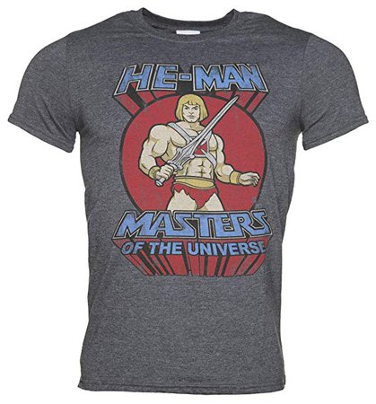 Amazon.com: Mens Classic He Man T Shirt - 80s Game and Toy Tees: Clothing