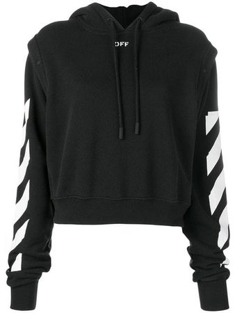 Off-White stripe detailed hoodie $986 - Buy SS19 Online - Fast Global Delivery, Price