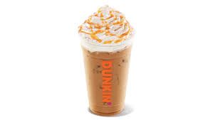 dunkin donuts iced coffee with whipped cream