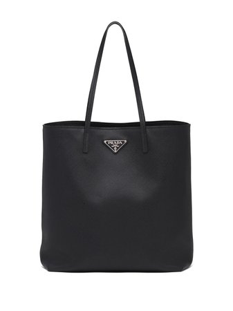 Black Prada Saffiano leather tote bag 1BG341VOOO2DKZ - Farfetch