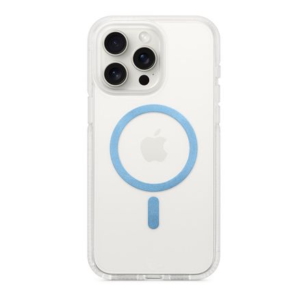 FlexQuartz pour iPhone 15 Pro Max de Tech21 (compatible MagSafe) - Bleu - Apple (FR)