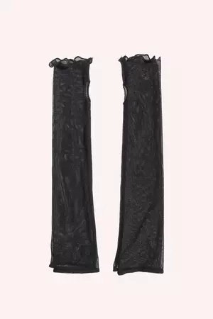 Grunge Gloves Black – Anna Sui