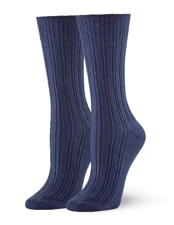 Hue Women's Temp Tech Tuck Stitch Ribbed Sock | Google Shopping