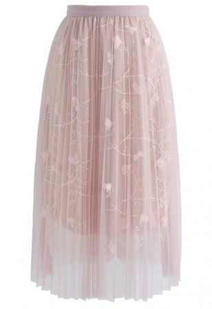 Amore Mesh Tulle Skirt in Pink - Tulle Skirt - TREND AND STYLE - Retro, Indie and Unique Fashion