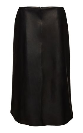 Leather Knee-Length Skirt By Magda Butrym | Moda Operandi
