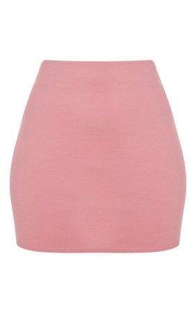 Plus Pink Mini Skirt | Plus Size | PrettyLittleThing USA