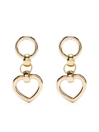 Laura Lombardi Tesoro heart-charm earrings