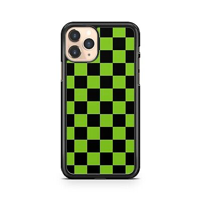 green checkered phone