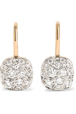 Pomellato | Nudo 18-karat rose gold diamond earrings | NET-A-PORTER.COM