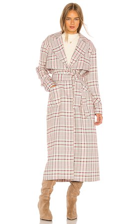 Song of Style Ginny Coat in Plaid Multi | REVOLVE