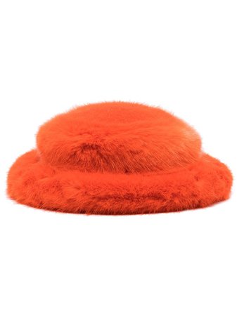 Emma Brewin tonal faux-fur bucket hat - Farfetch