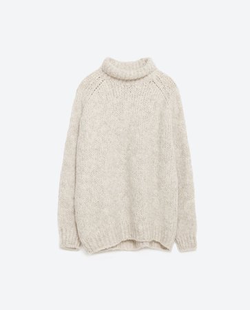 Zara ecru sweater