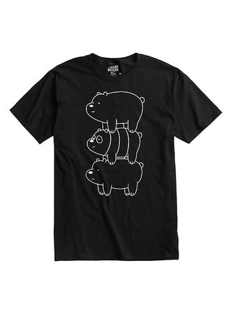 We Bare Bears Bear Stack T-Shirt