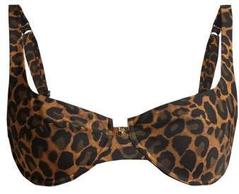 Fisch - Grenadins Leopard Print Bikini Top - Womens - Leopard