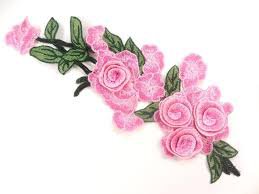 pink rose patch - Google Search