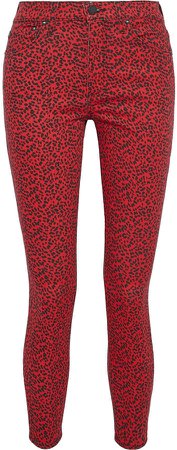 Good Leopard-print High-rise Skinny Jeans