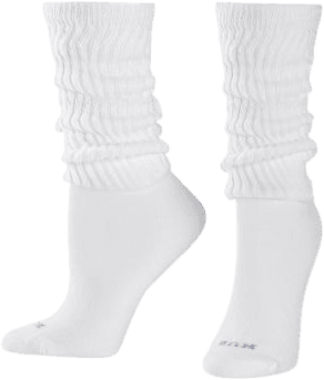 scrunched socks