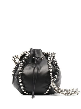 Comme Des Garçons Noir Kei Ninomiya studded faux-leather tote bag black 3GV010S21 - Farfetch