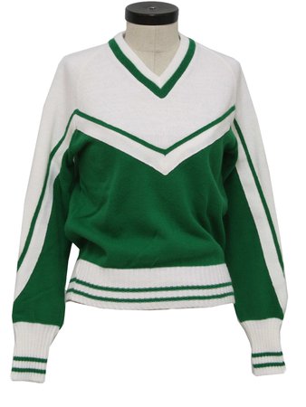 cheerleading sweater green - Google Search