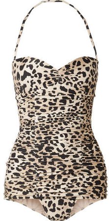 Adriana Degreas Leopard-print Swimsuit - Leopard print