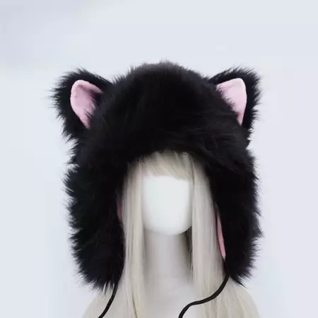 Kawaii fofo gato orelha raposa gorros boné engraçado anime chapéu de pelúcia do falso peles animais bonitos desempenho cosplay adereços traje festa chapéus| | - AliExpress