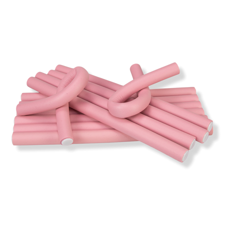 Pink Bendy Hair Curlers 12 pc - The Vintage Cosmetic Company | Ulta Beauty
