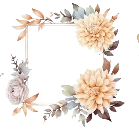 Bohemian Flower Frame