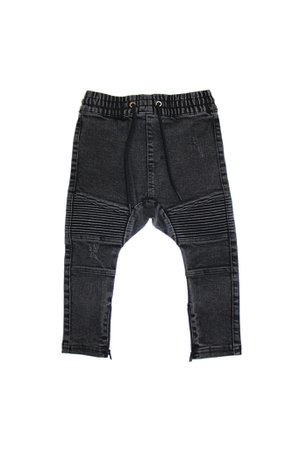 Online boys' clothing Biker jeans Black baggy jeans - Minis Only | Kids clothing and Baby clothing
