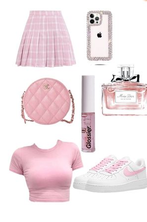 roupa rosa 👛👚