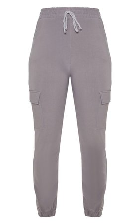 Navy Cargo Pocket Trouser | Trousers | PrettyLittleThing