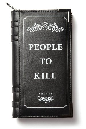 Kill List Book Wallet [B] | KILLSTAR - US Store