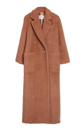 Diana Button-Detailed Camel Hair Trench Coat By Max Mara | Moda Operandi