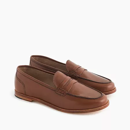 Ryan penny loafers in leather - Women's Footwear | J.Crew