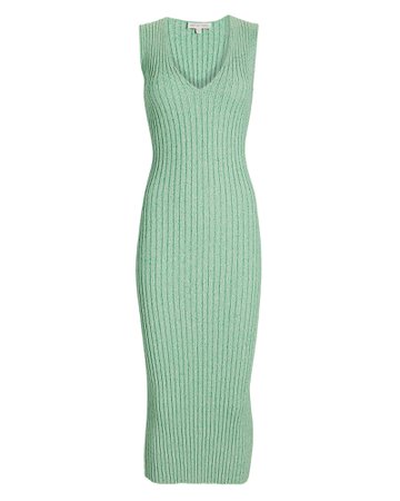 Ronny Kobo Marled Rib Knit Midi Dress | INTERMIX®