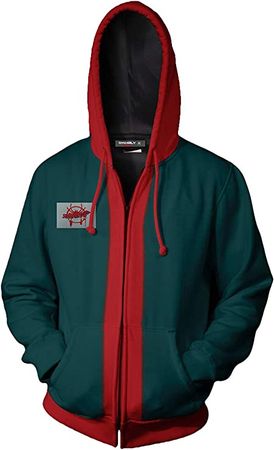 Amazon.com: Newdong Adult Into The Spider-Verse Hoodie Sweatshirt Miles Morales Zipper Jacket Coat Cosplay Costume : Clothing, Shoes & Jewelry