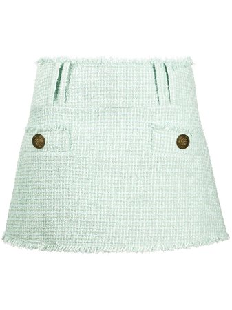 Balmain Tweed Mini Skirt