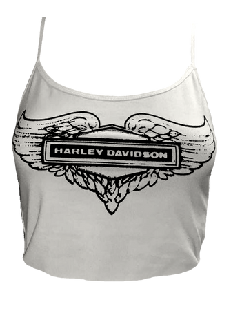 Harley Davidson cropped tank top png