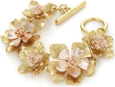 Oscar De La Renta Bold Flower Bracelet Gold Womens Jewelry Bracelets [WOMENS-6181418-Gold] - $43.94 : Clearance Prices Martine Rose Shop, In Stock and Free Shipping