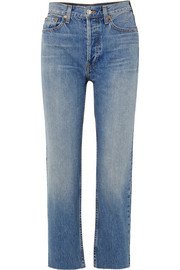 Goldsign | The Low Slung cropped mid-rise straight-leg jeans | NET-A-PORTER.COM