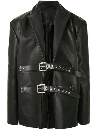 Tokyo James Buckle Fastening Leather Jacket - Farfetch