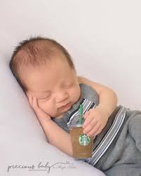 cute baby girl holding starbucks drink - Google Search