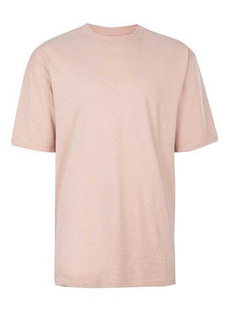 Blush Pink Oversized T-Shirt | Topman