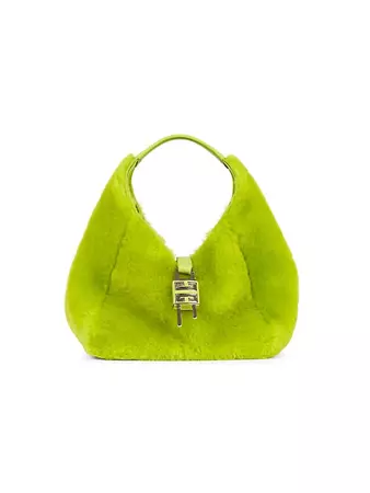 Shop Givenchy Mini Shearling Hobo Bag | Saks Fifth Avenue